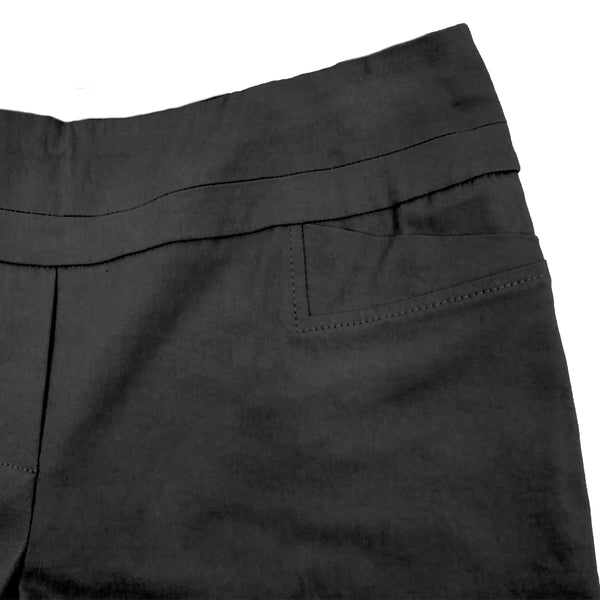 Comfort Stretch Ankle Pant | Black 090