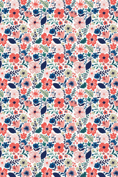 Three Quarter Sleeve Print Polo | Sweet Briar 60C