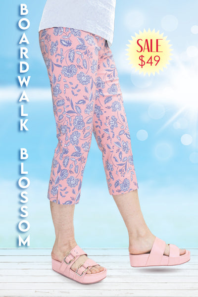 Print Capris | Boardwalk Blossom CW11