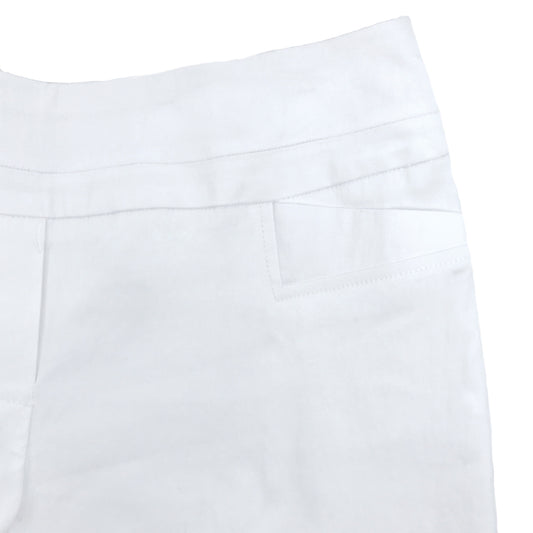 Comfort Stretch Ankle Pant | White 000 - Leonlevin