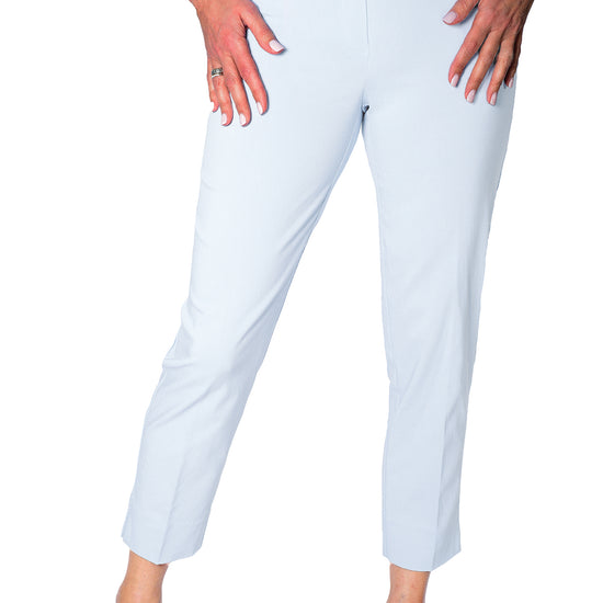 Comfort Stretch Ankle Pant | White 000 - Leonlevin