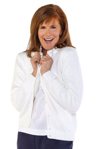 America's Favorite Cardigan | White 000 - Leonlevin