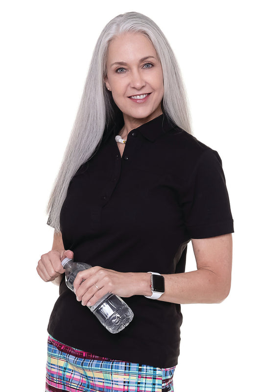 Short Sleeve Solid Polo | Black 090 - Leonlevin