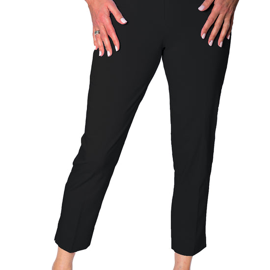 Comfort Stretch Ankle Pant | Black 090 - Leonlevin