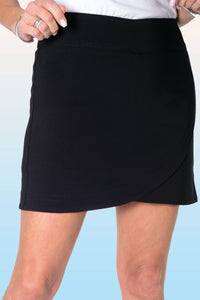 Solid  Q-Skirt | Black 090