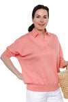 One Size Fits All Solid Polo | Apricot 20A - Leonlevin
