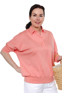 One Size Fits All Solid Polo | Apricot 20A