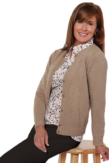 America's Favorite Cardigan | Lt Walnut 229 - Leonlevin