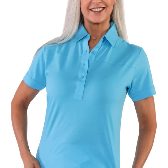 Short Sleeve Solid Polo | Aruba 238 - Leonlevin