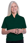 Banded Bottom Solid Polo | Malachite 30J - Leonlevin