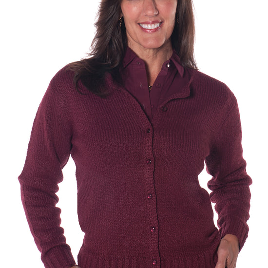 America's Favorite Cardigan | Cranberry 35P - Leonlevin