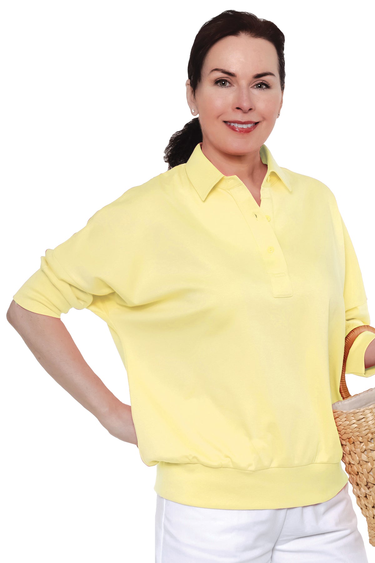 One Size Fits All Solid Polo| Lemonade 509 - Leonlevin
