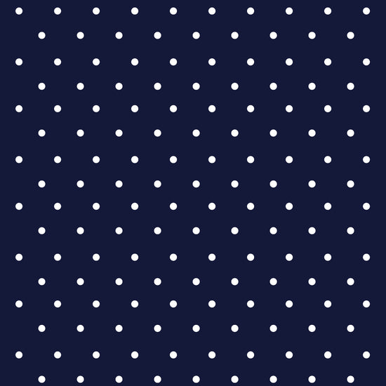 Q-Skirt Print | Navy Pin Dot 50F - Leonlevin