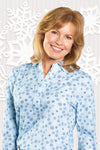 Three Quarter Sleeve Print Polo | Snow Globe 51D - Leonlevin