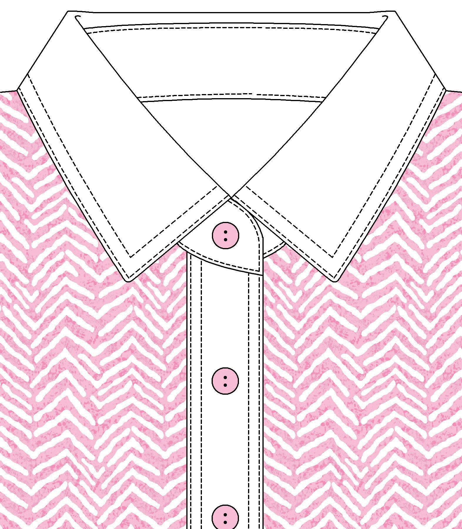 Short Sleeve Print Polo | Ups and Downs 55D - Leonlevin