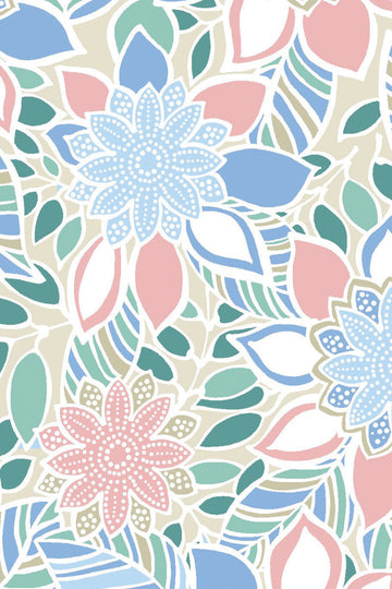 Long Sleeve Print Polo | Garden State 57B