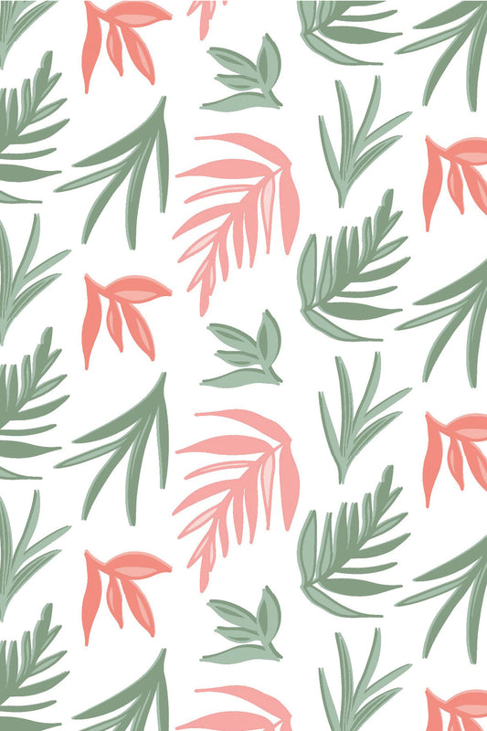 Short Sleeve Banded Bottom Print | Botanica 58B