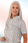 Short Sleeve Banded Bottom Print Polo | Buzzworthy 60E - Leonlevin