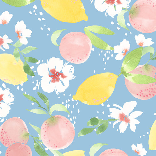 Long Sleeve Print Polo | Limoncello 64A