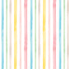 Three Quarter Sleeve Print Polo | Sorbet Stripe 64B