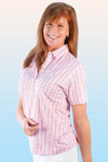 PETITE Short Sleeve Print Polo | Chain Reaction 65C