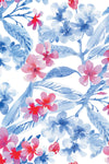 Long Sleeve Print Polo | Flower Show 66C - Leonlevin
