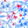 Long Sleeve Print Polo | Flower Show 66C - Leonlevin