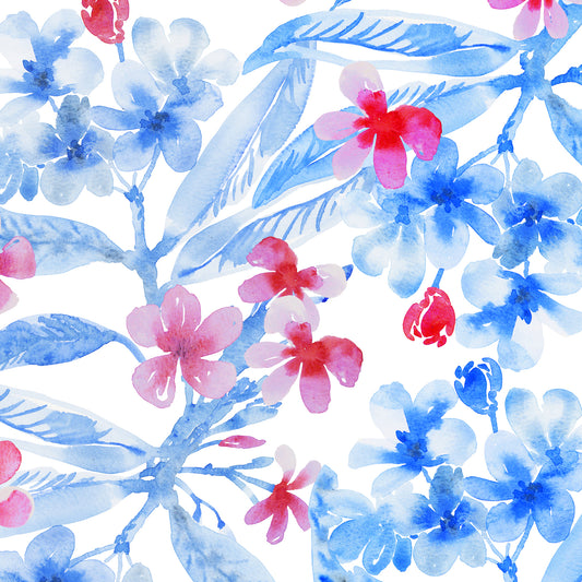 Long Sleeve Print Polo | Flower Show 66C