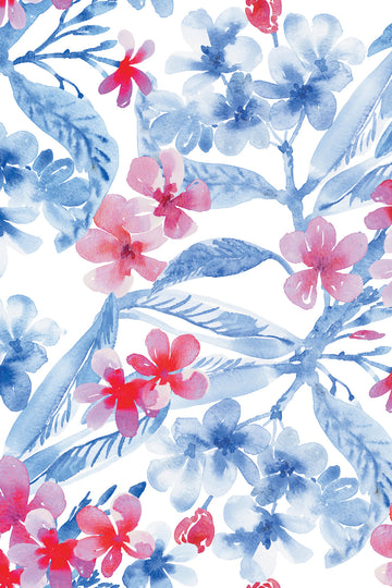 PETITE Three Quarter Sleeve Print Polo | Flower Show 66C - Leonlevin