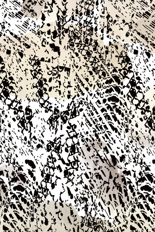 PETITE Short Sleeve Print Polo | Water Croc 70C - Leonlevin