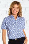 Short Sleeve Print Polo | Trailways 71C - Leonlevin