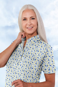 Short Sleeve Print Polo | Color Codes 73D