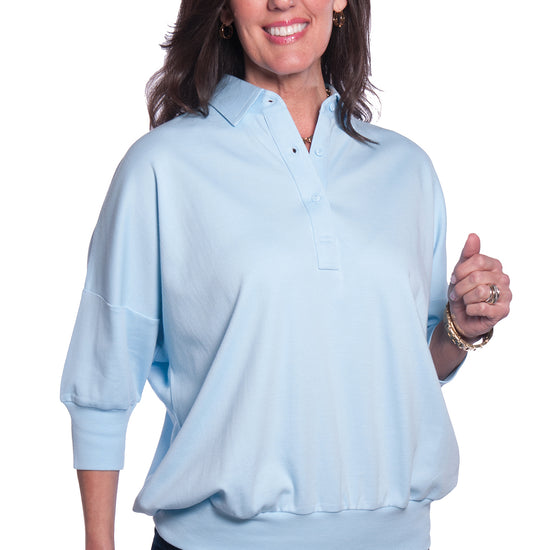 One Size Fits All Solid Polo | Bluebell 755 - Leonlevin