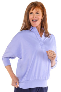 One Size Fits All Solid Polo | Pansy 758