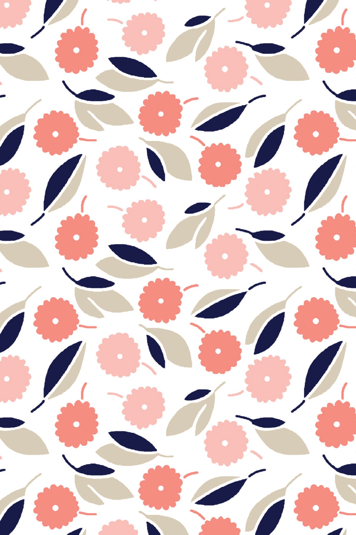 Three Quarter Sleeve Print Polo | Flower Show 76B - Leonlevin