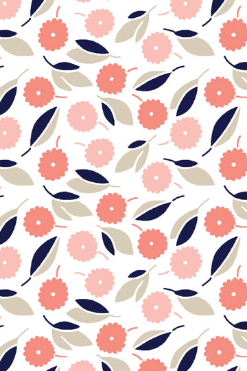 Three Quarter Sleeve Print Polo | Flower Show 76B - Leonlevin