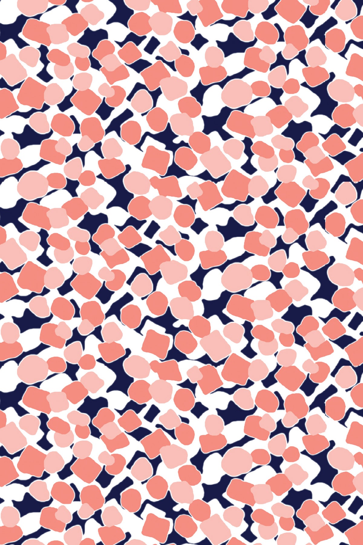 Three Quarter Sleeve Print Polo | Pebbles 76C - Leonlevin