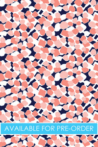 PETITE Short Sleeve Print Polo | Pebbles 76C