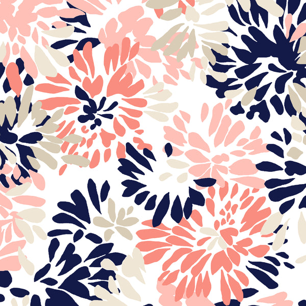 PETITE Short Sleeve Print Polo | Splish Splash 76D