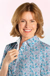 Long Sleeve Print Polo | Real Charmer 77C - Leonlevin