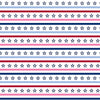 PETITE Three Quarter Print Polo | Star Studded 78A