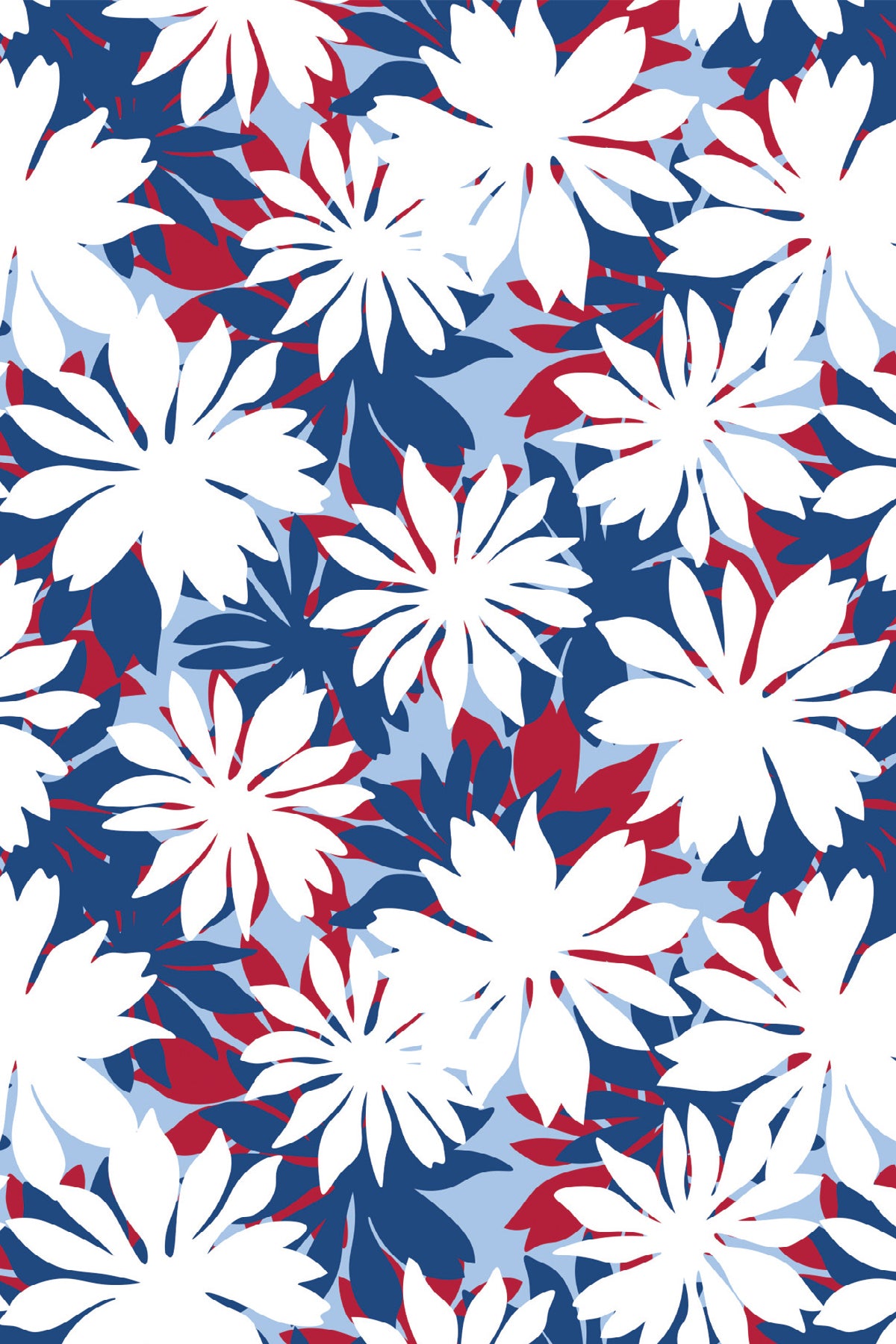 PETITE Three Quarter Print Polo | Pop-Floral 78C - Leonlevin