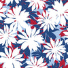 PETITE Three Quarter Print Polo | Pop-Floral 78C - Leonlevin