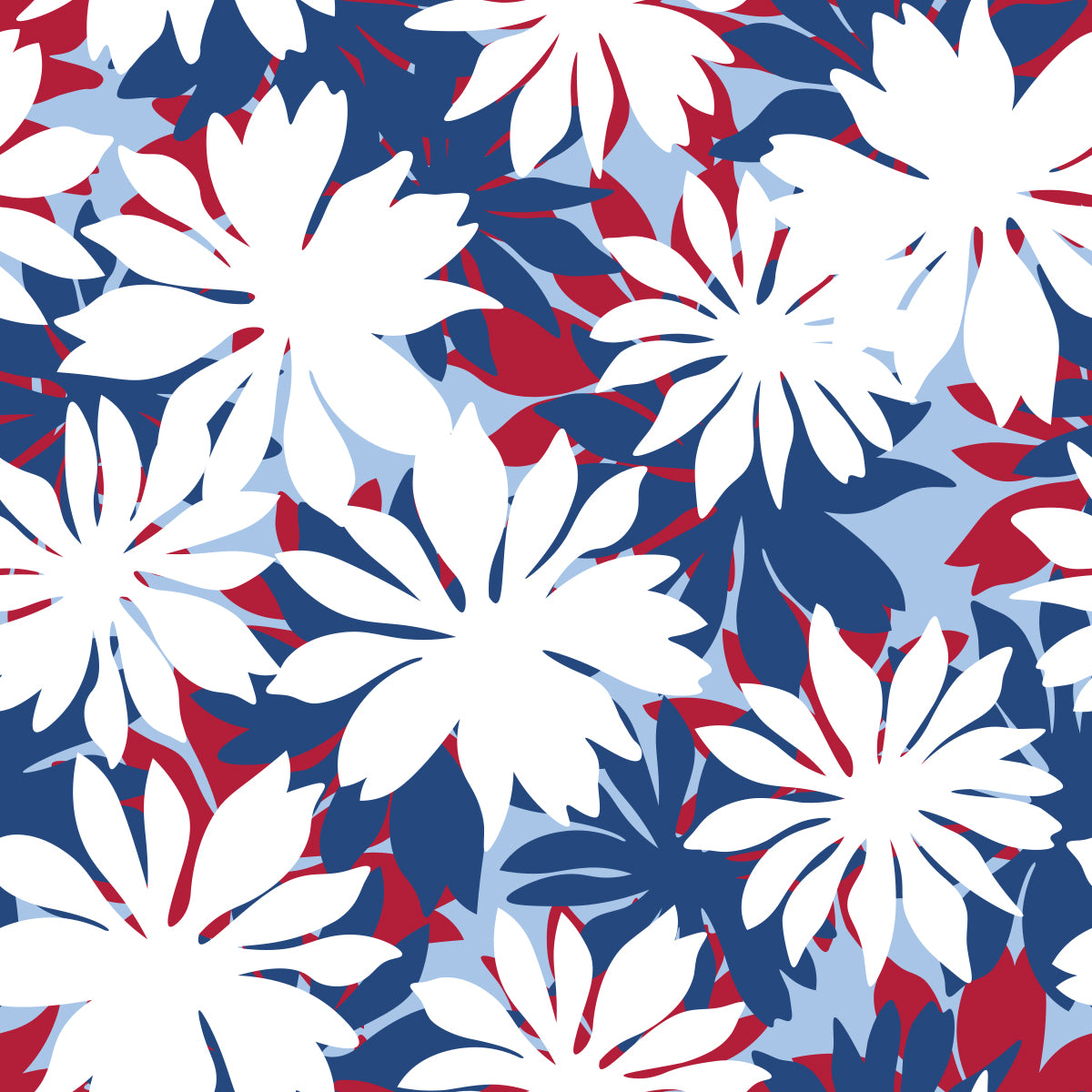 PETITE Three Quarter Print Polo | Pop-Floral 78C - Leonlevin