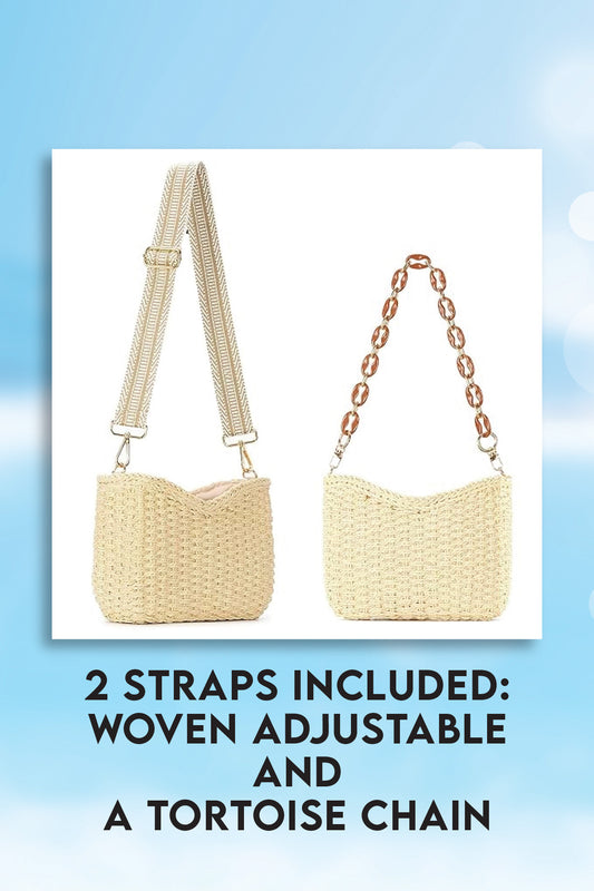 Straw Handbag - Leonlevin