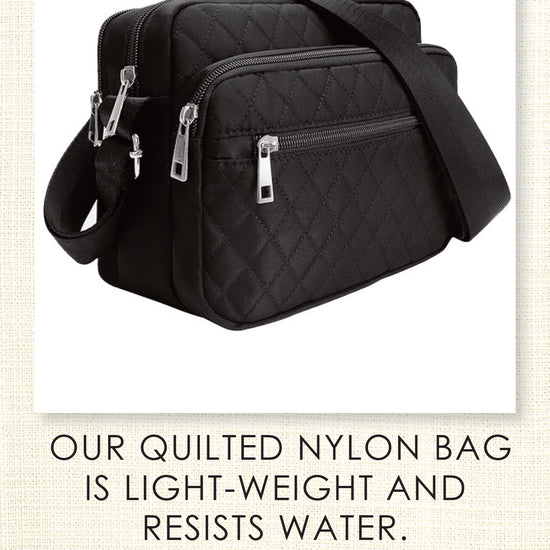 Lots of Pockets Quilted Bag - Leonlevin