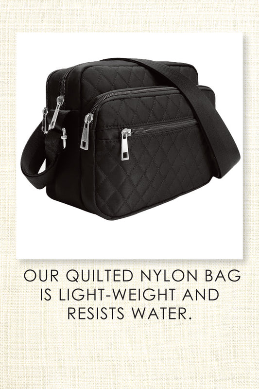 Lots of Pockets Quilted Bag - Leonlevin