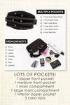 Lots of Pockets Quilted Bag - Leonlevin