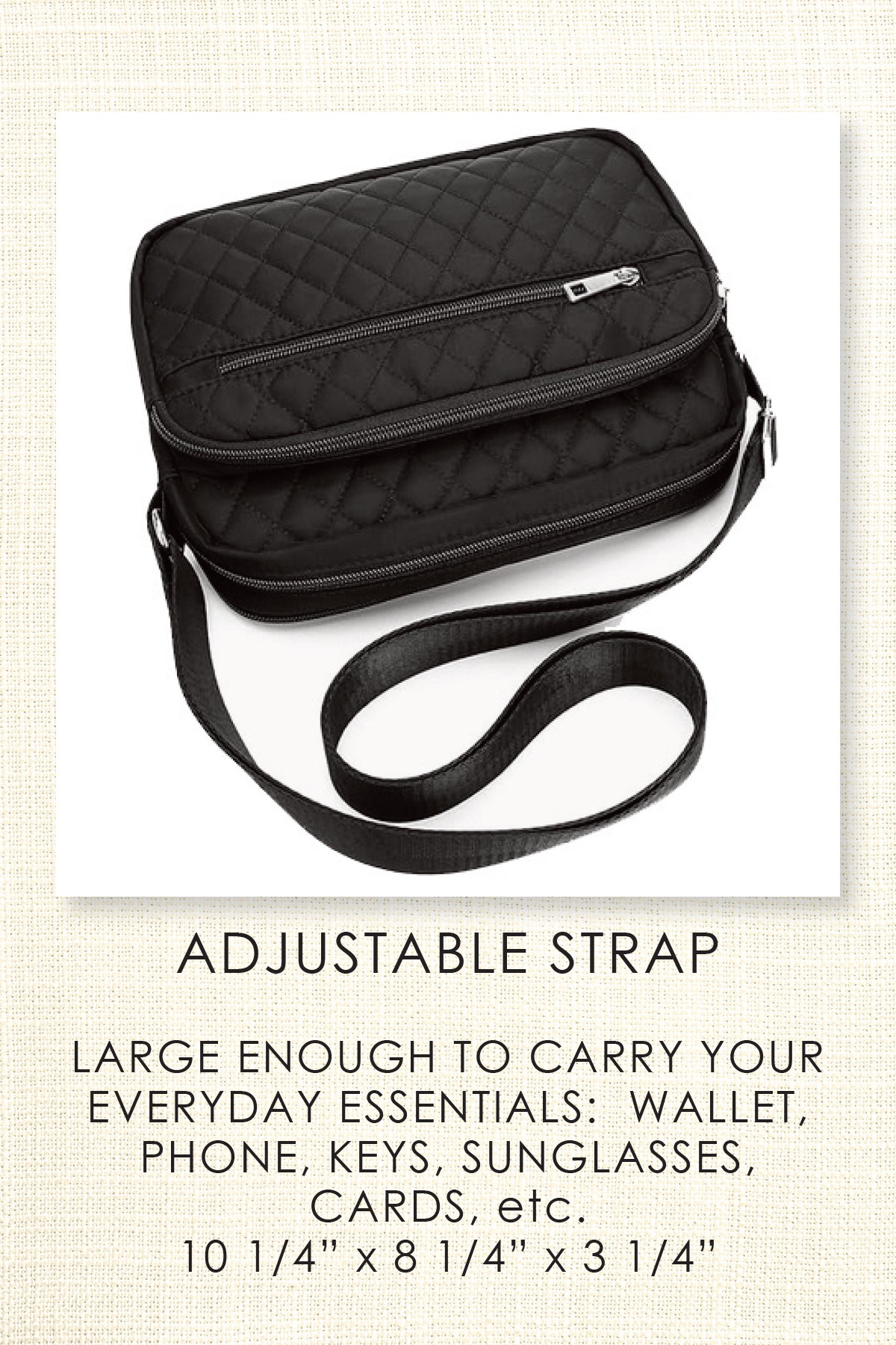 Lots of Pockets Quilted Bag – Leon Levin