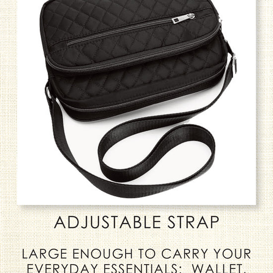 Lots of Pockets Quilted Bag - Leonlevin